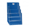 Porte brochures de comptoir pour 4 docs