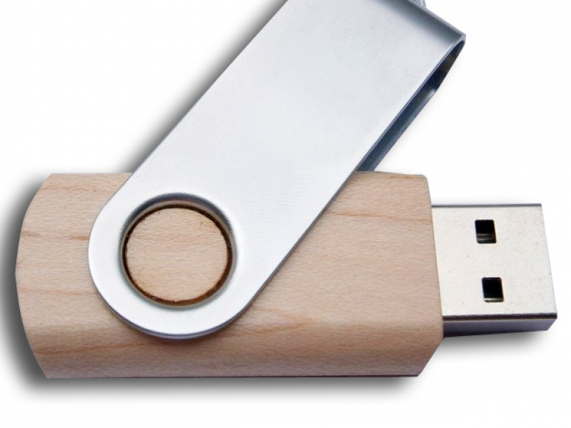 CLé USB publicitaire TWISTER BOIS 1Go