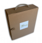 Valise de présentation en carton cannelé Valise de présentation en carton cannelé