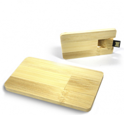 Clé USB format carte de visite,en bois