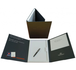 Classeur porte documents rembordé 