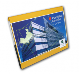 Coffret de classement en carton remborde ,capacite 14 mm