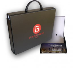 Case Cover : coffret en carton rembordé