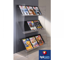 Presentoir pour 9 brochures A4