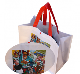 Sac cabas en non tissé