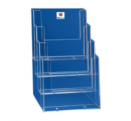 Porte brochures de comptoir pour 4 docs