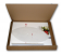 Totem presentoir carton forme elliptique,grand format