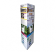 Totem presentoir carton forme triangulaire,grand format