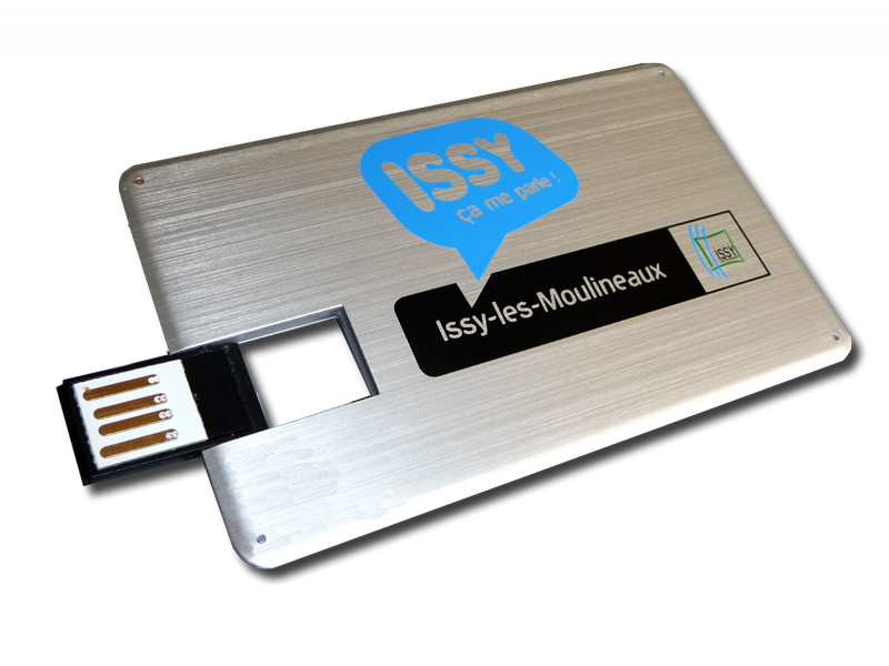 Clé USB 32 go format carte de visite