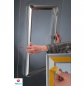 Porte visuel pour vitrine