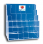 Porte brochures de comptoir multiformats