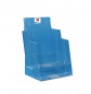 Porte brochures de comptoir pour 2 docs